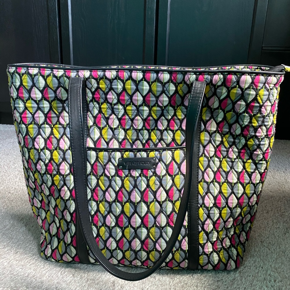 Vera Bradley Iconic Tote in Moon Drops